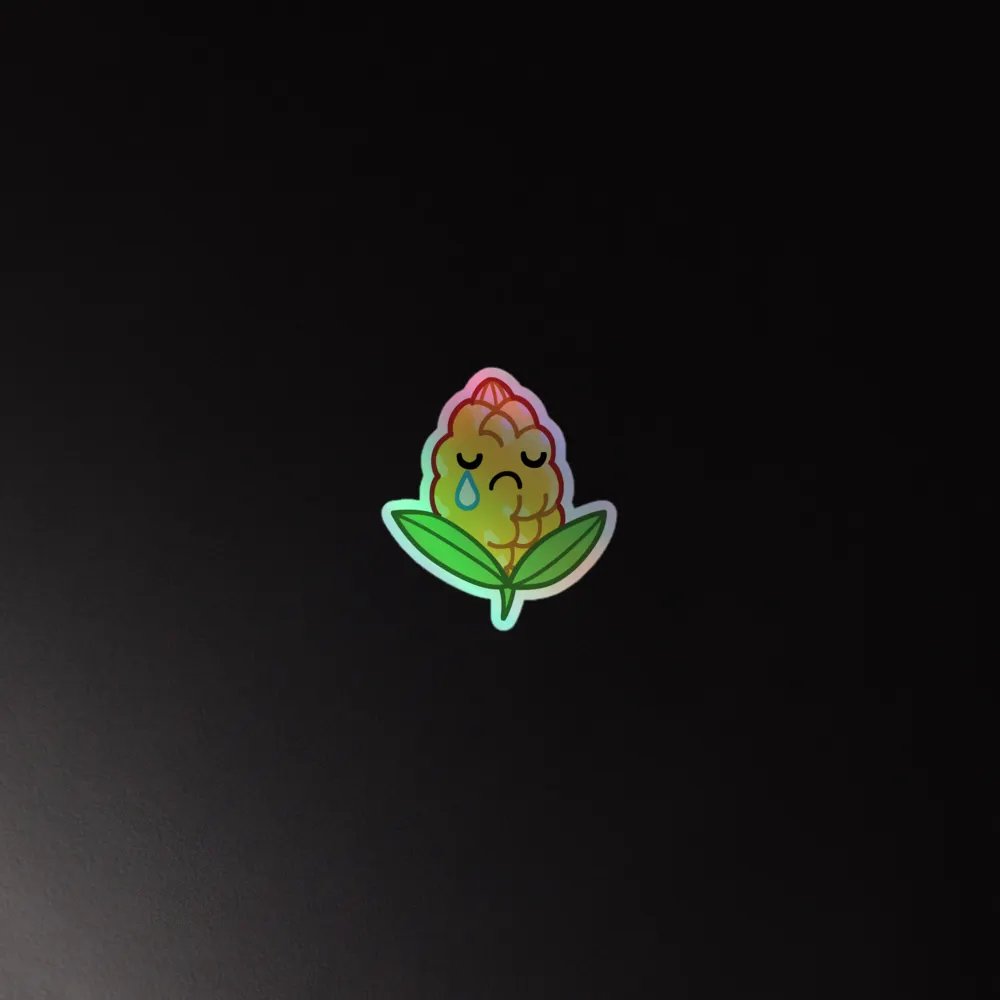 Sad Corn Sticker product image (2)
