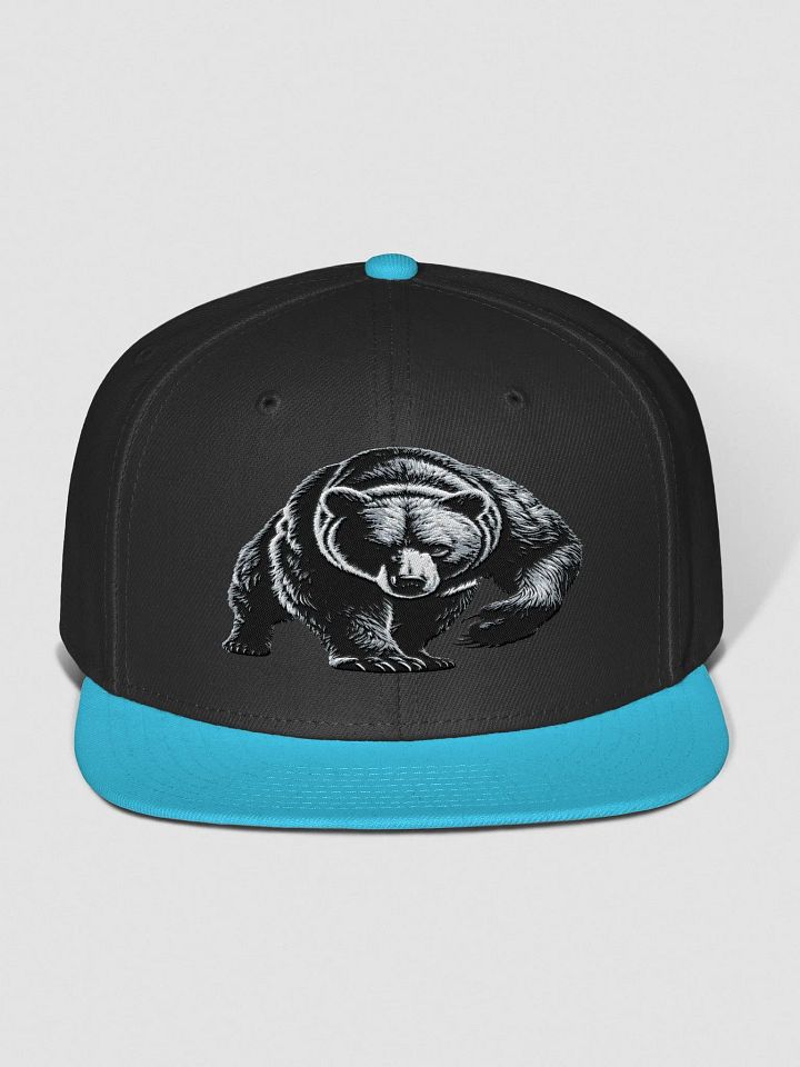 Monochrome Bear Snapback Cap product image (8)