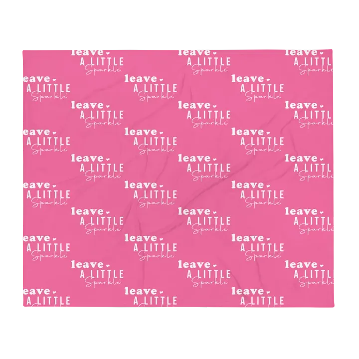 Leave A Little Sparkle Blanket product image (1)