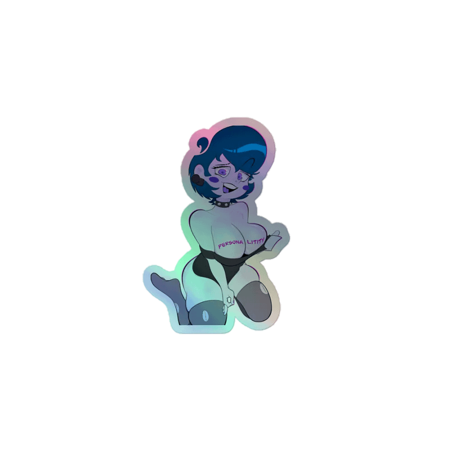 Goth C4ndy Personalititty Sticker Holographic product image (1)