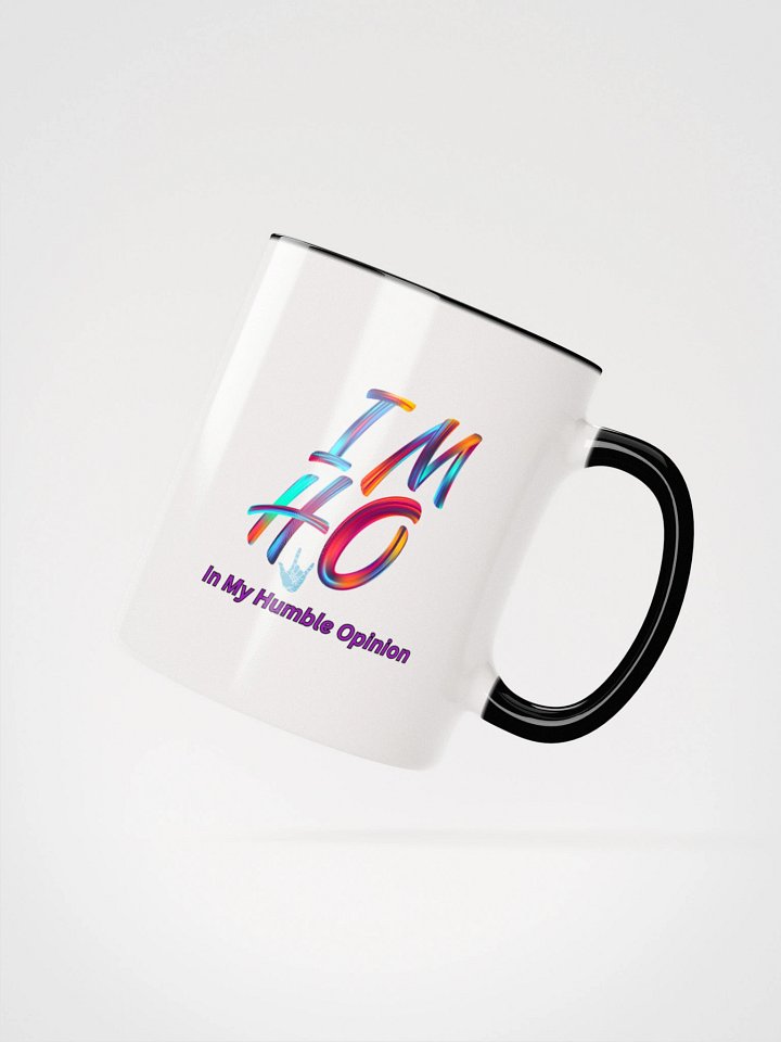 IMHO White and Black Mug product image (3)