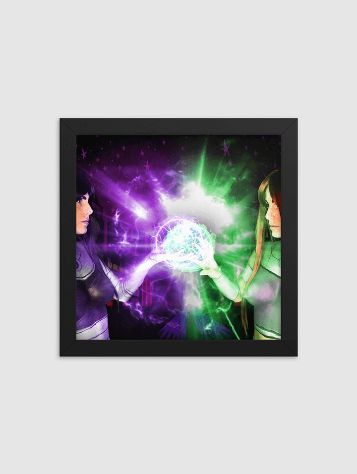 Fire Sisters Bodypaint Framed Poster product image (1)