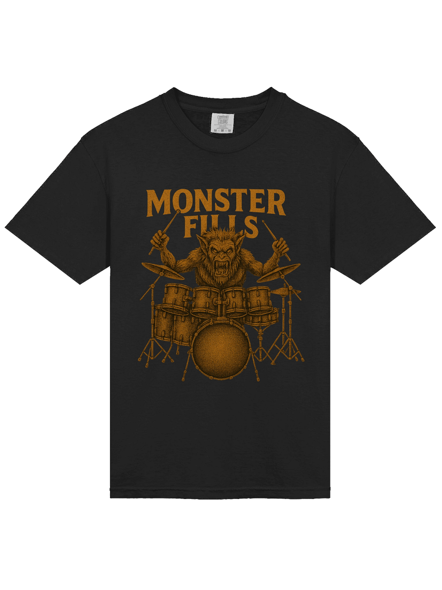 Monster Fills - Werewolf playing drums. product image (3)