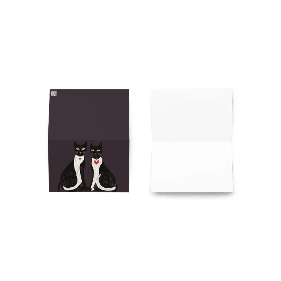 BLACK & WHITE TUXEDO LOVE CATS product image (9)