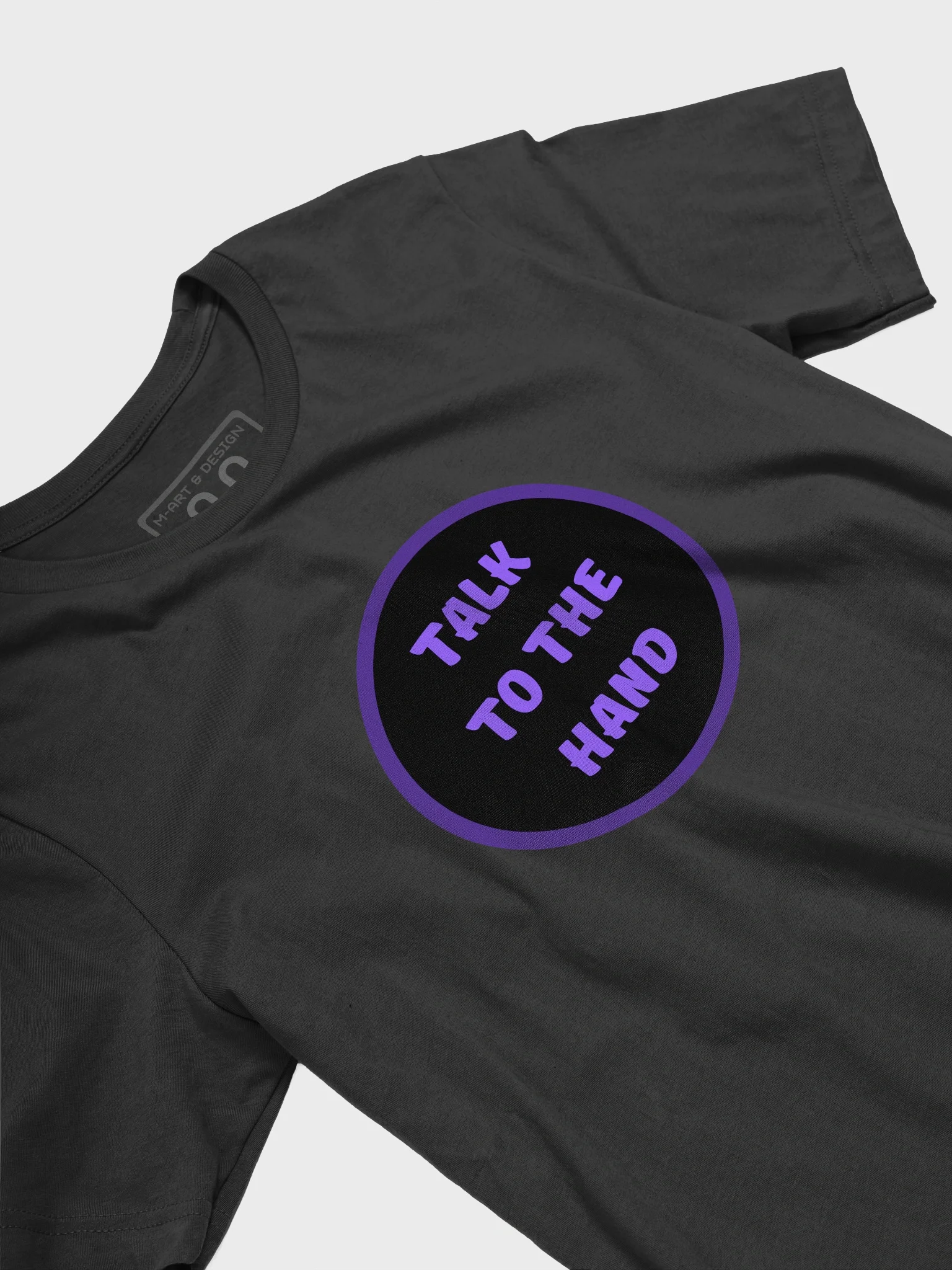 Empowerment 'HAND' Circle Graphic Tee - purple product image (3)