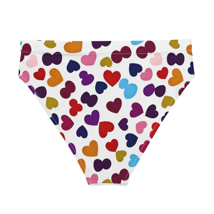 Rainbow Hearts Recycled Bikini Bottom product image (2)