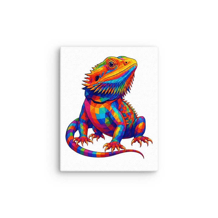 Chromatic Dragon - A digital-age twist on nature’s most charismatic reptile. product image (4)
