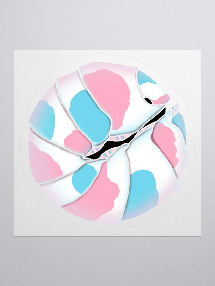 Transgender Isopod Sticker V2 product image (3)