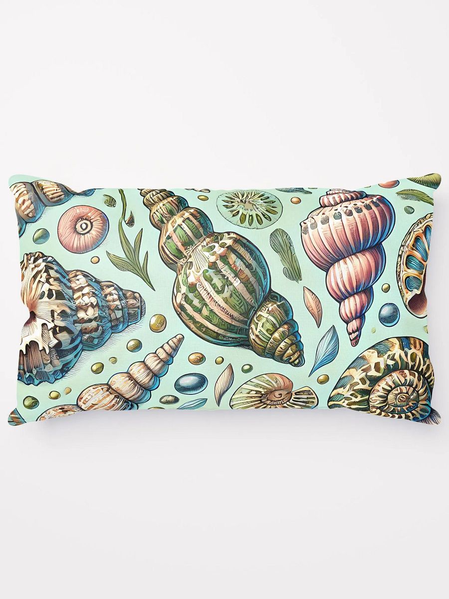 Sea Shells Light-Blue Decorative Pillow product image (1)