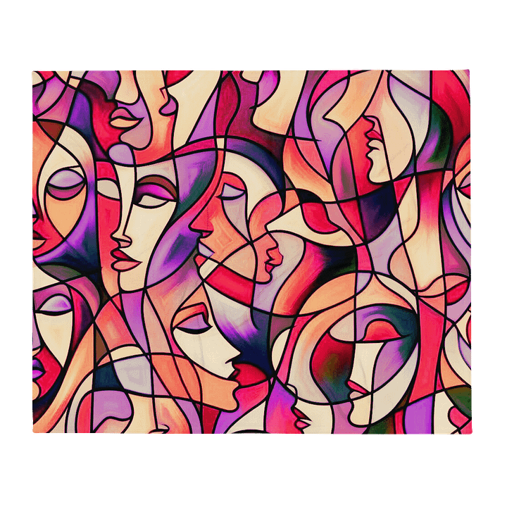 Womеns Faces Blanket product image (1)