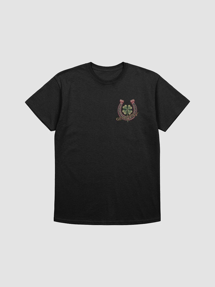 Get Lucky Four-Leaf Clover and Horseshoe Lucky T-shirt product image (7)