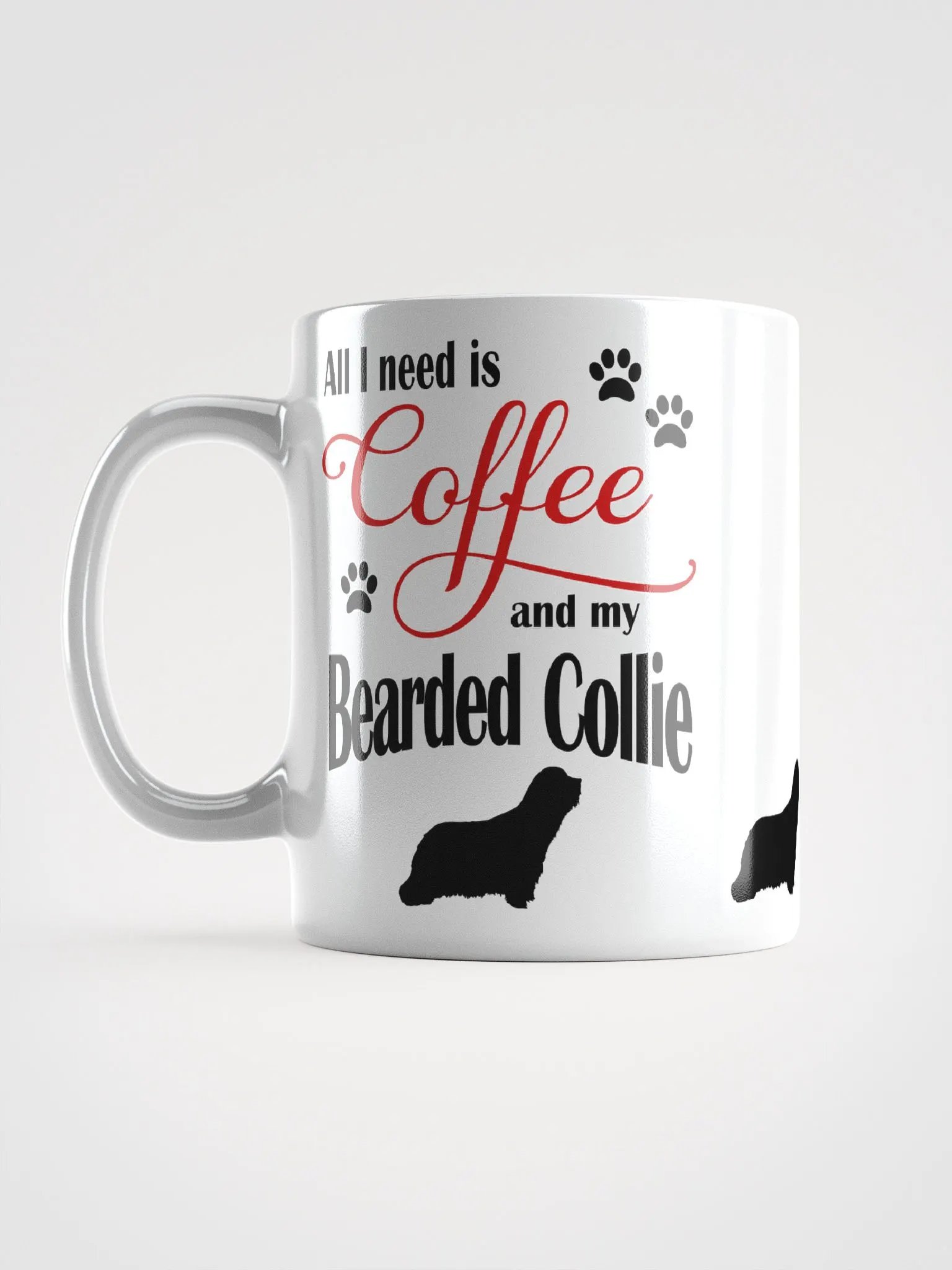 Coffee and my Bearded Collie Mug product image (6)