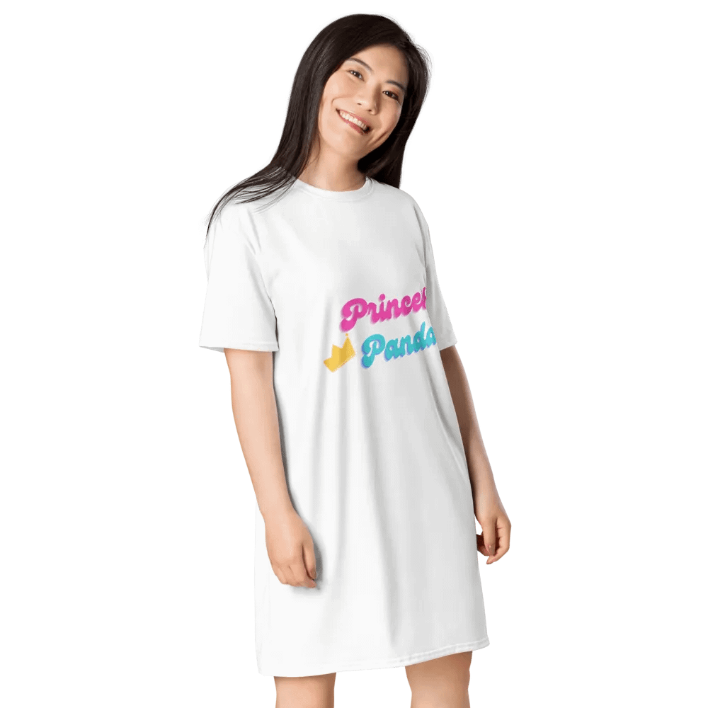 princess panda over sized T-shirt dress product image (4)