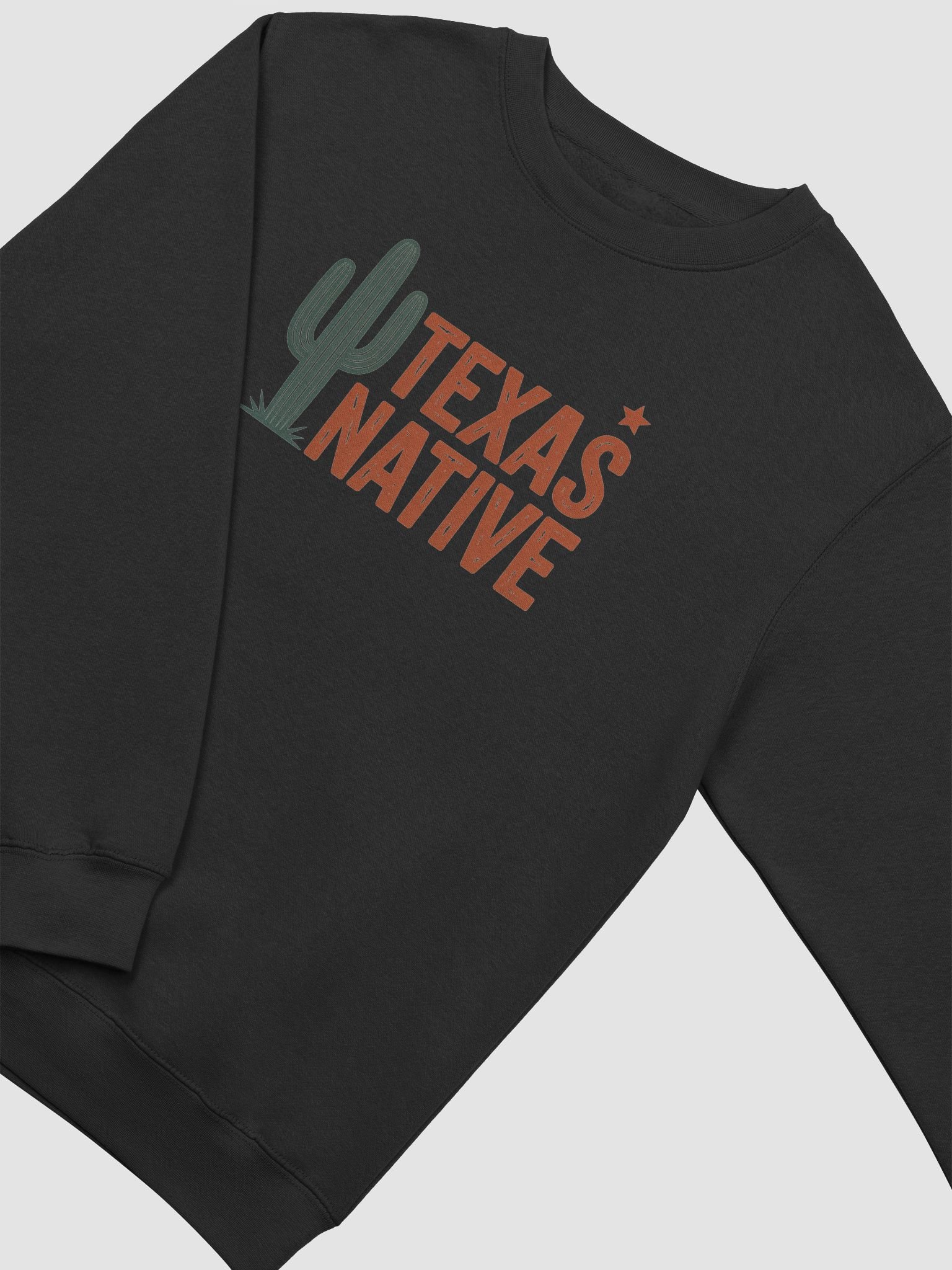 Texas Native Cactus Crewneck Sweatshirt product image (13)