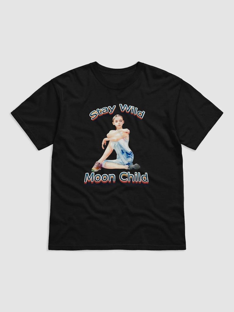 Stay Wild Moon Child - Boho Girl Portrait T-Shirt