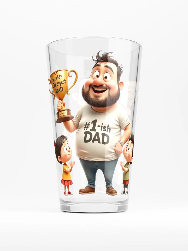 World’s Okayest Dad – Funny Cartoon Father’s Day Design product image (2)