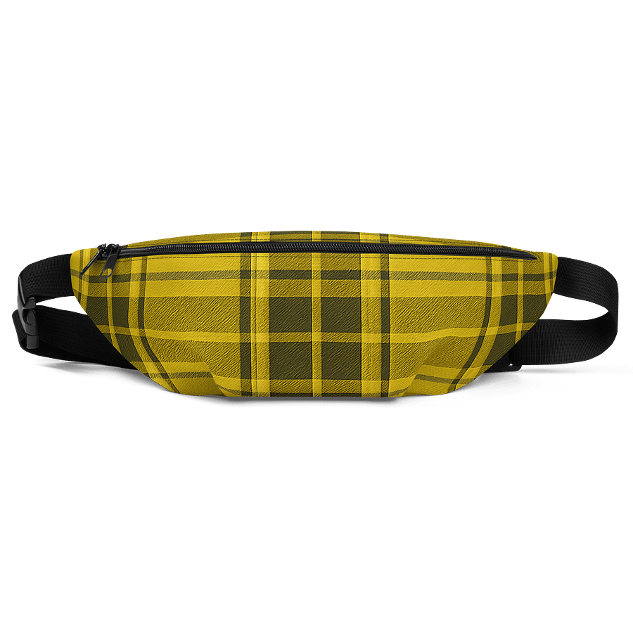 Yellow Plaid Fanny Pack (Waist Bag) product image (1)