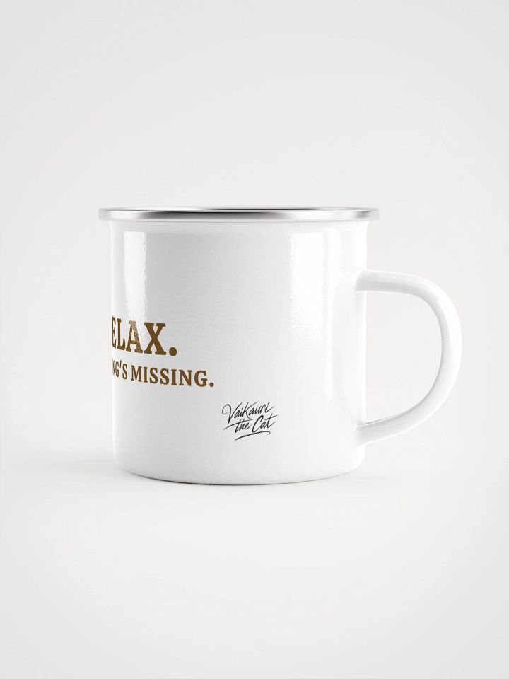 Vaikauri Cat Enamel Mug product image (1)