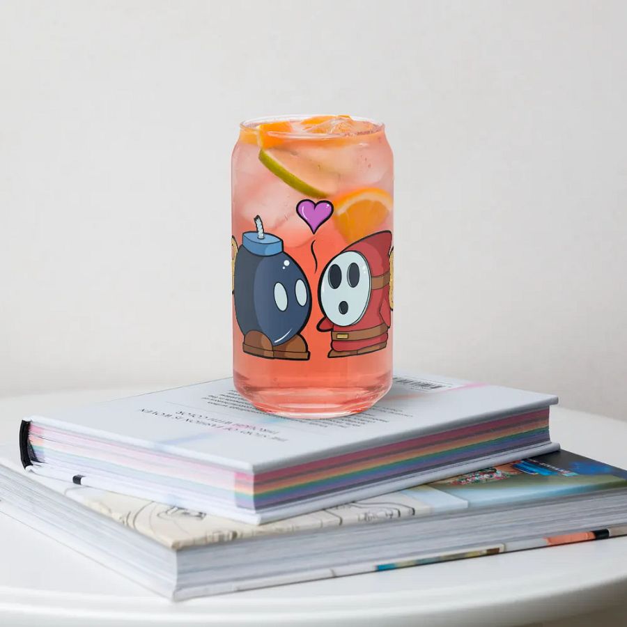 Accidentally In Love Soda Can Shaped Glass product image (2)