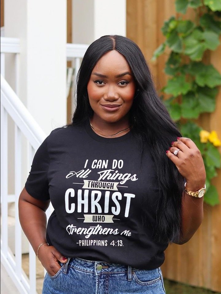 I CAN DO ALL THINGS THROUGH CHRIST WHO STRENGTHENS ME T-SHIRT & DEVOTIONAL BUNDLE product image (5)