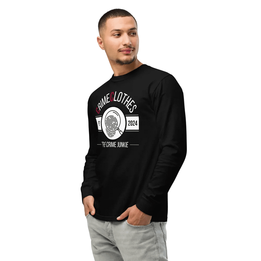 CrimeClothes True Crime Junkie Logo Long Sleeve T-Shirt product image (2)