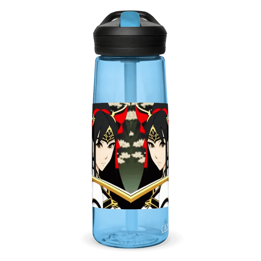 "Spring" Symmetrical Warrior Anime Water Bottle product image (2)