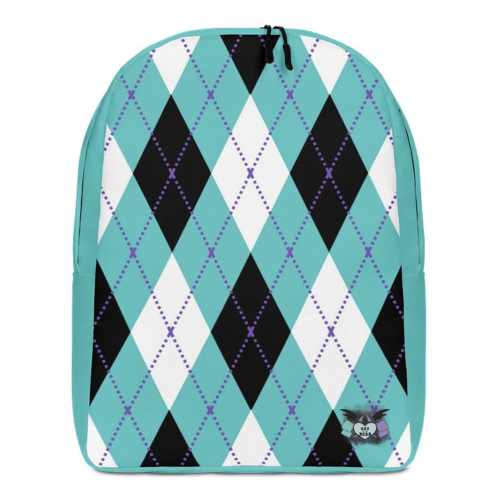 Teal Argyle Backpack product image (1)