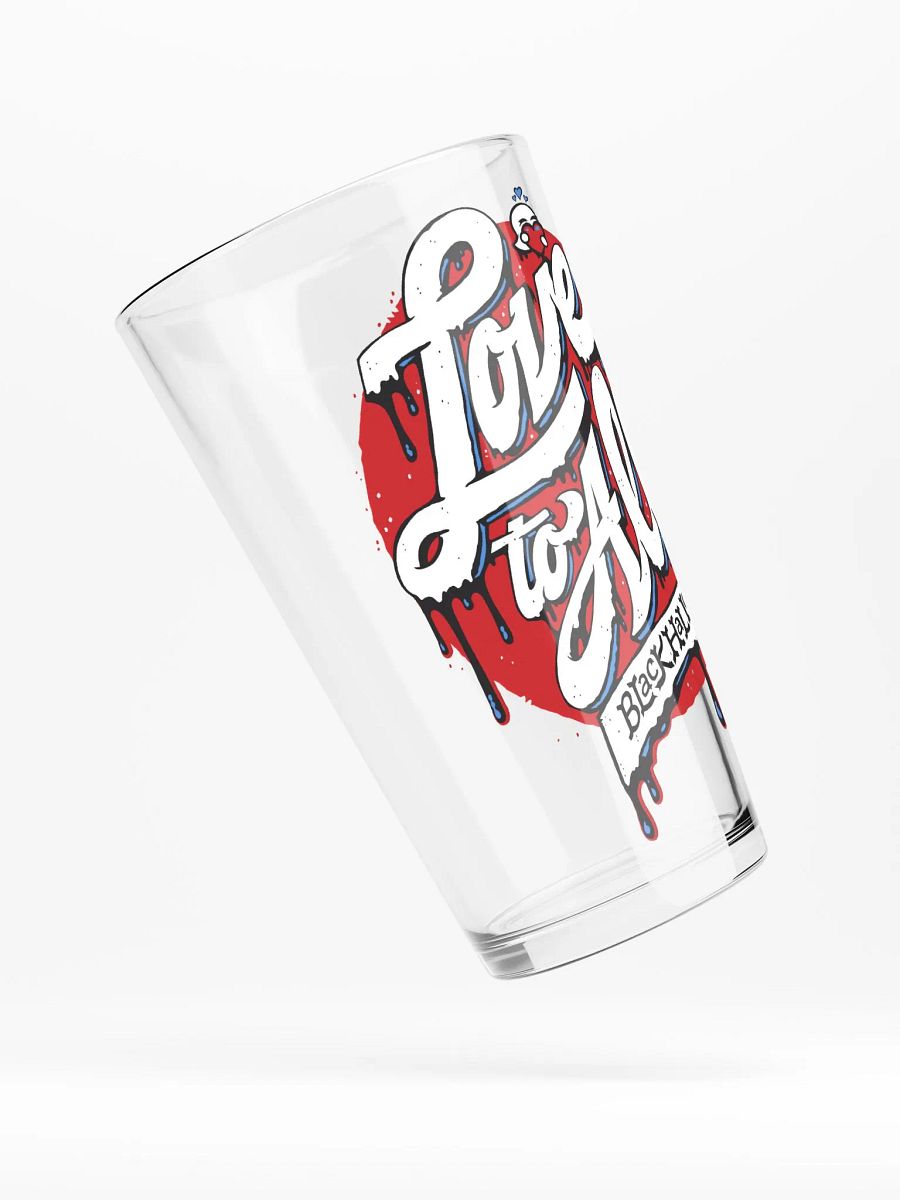 L2A Red Splash Shaker Pint Glass product image (4)