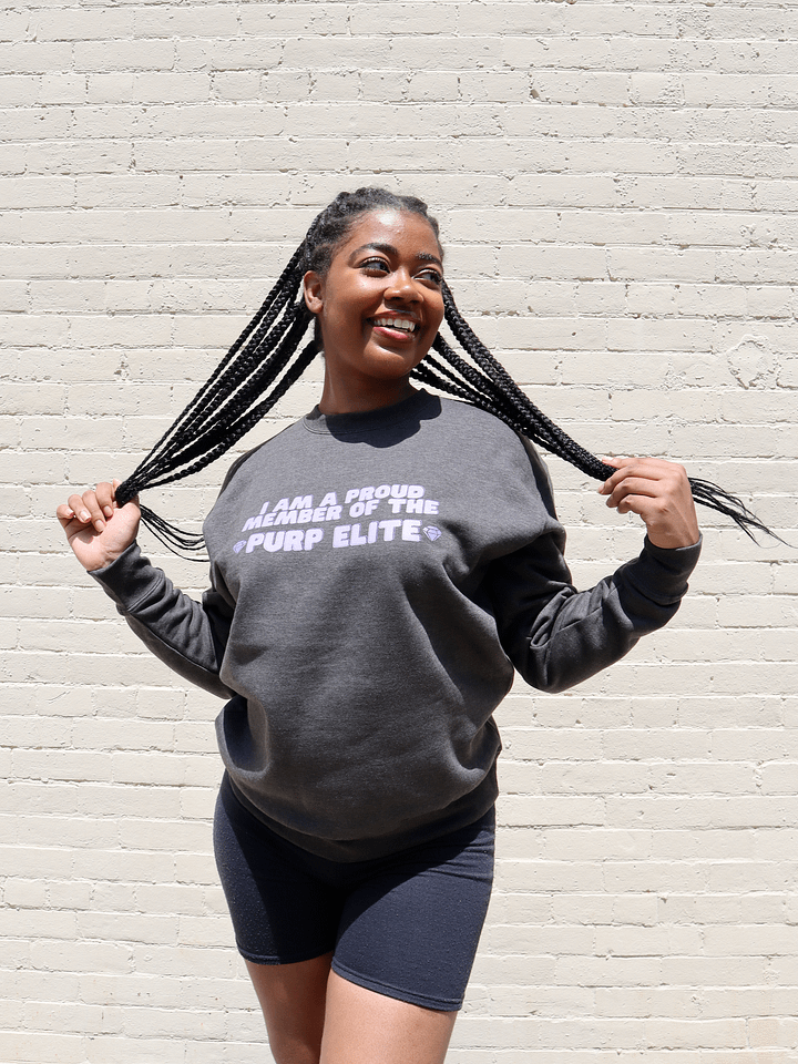 Proud Purp Elite Crewneck product image (1)