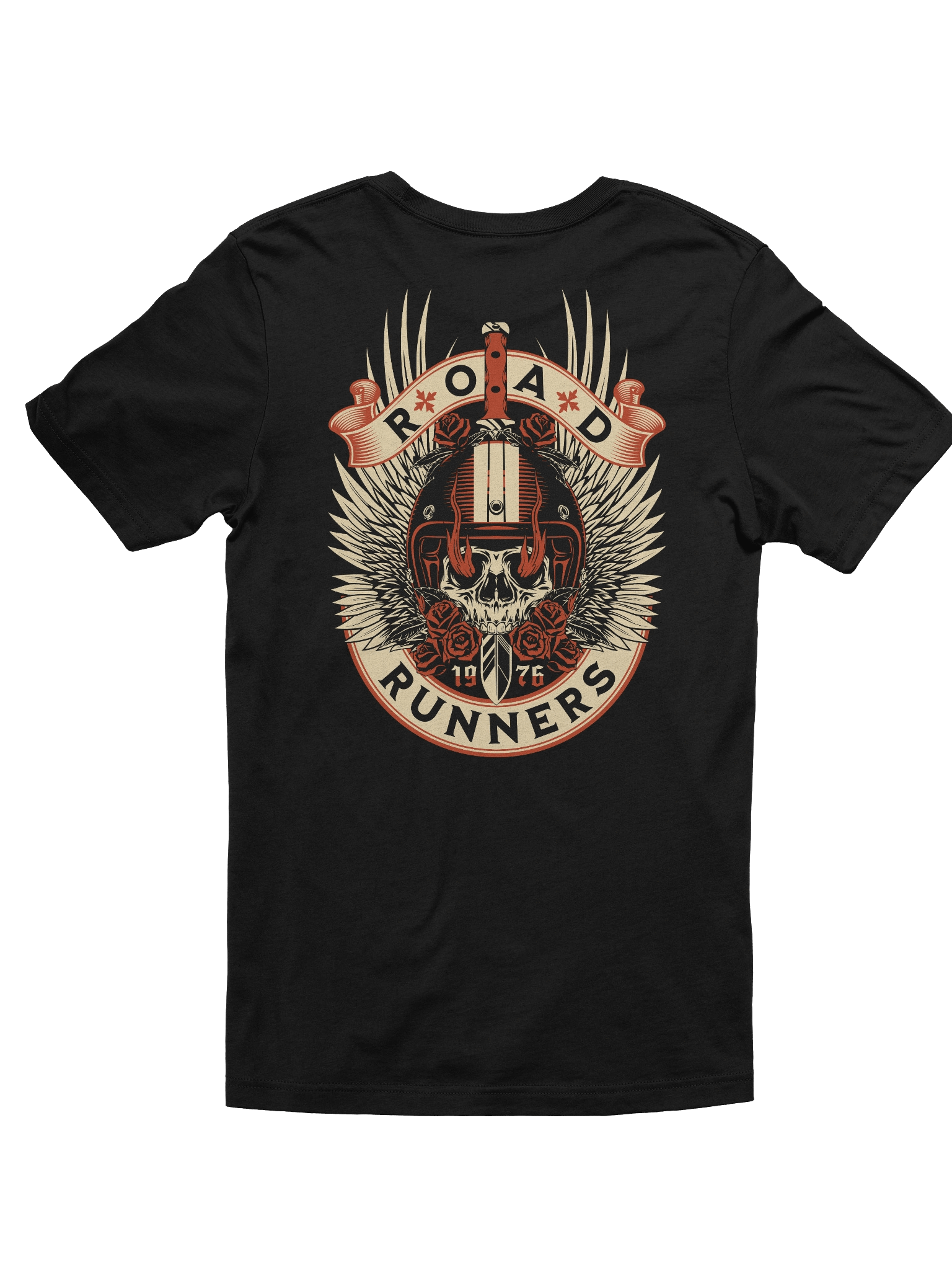 Unique Road Runners Skull T-Shirt for Bold Fashion Choices product image (2)