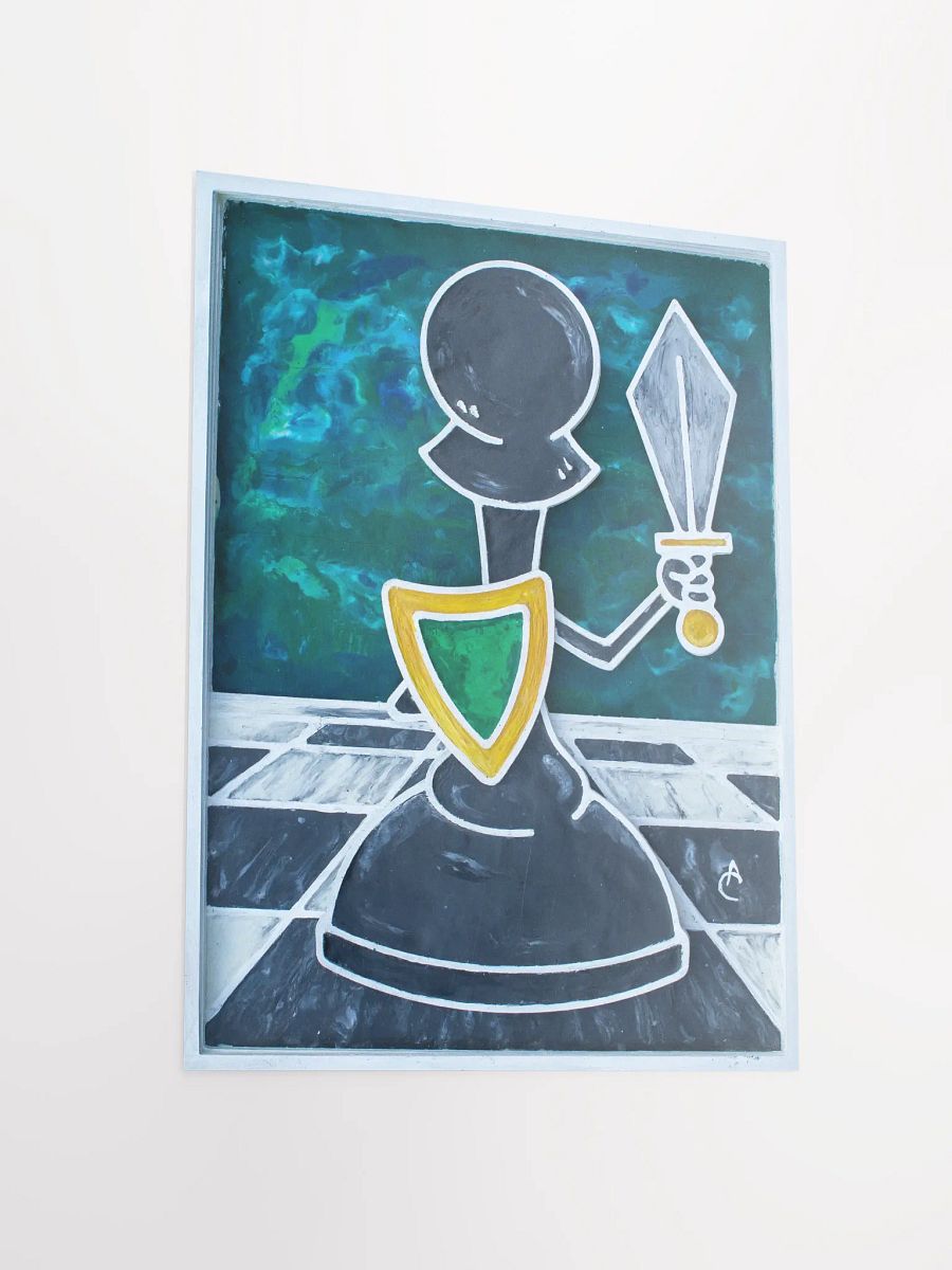 Black Pawn Fighter Print product image (3)