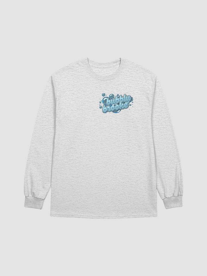BUBBLY BROOKE'S BUBBLETASTIC LONG SLEEVE TEE (BLUE LOGO) product image (1)