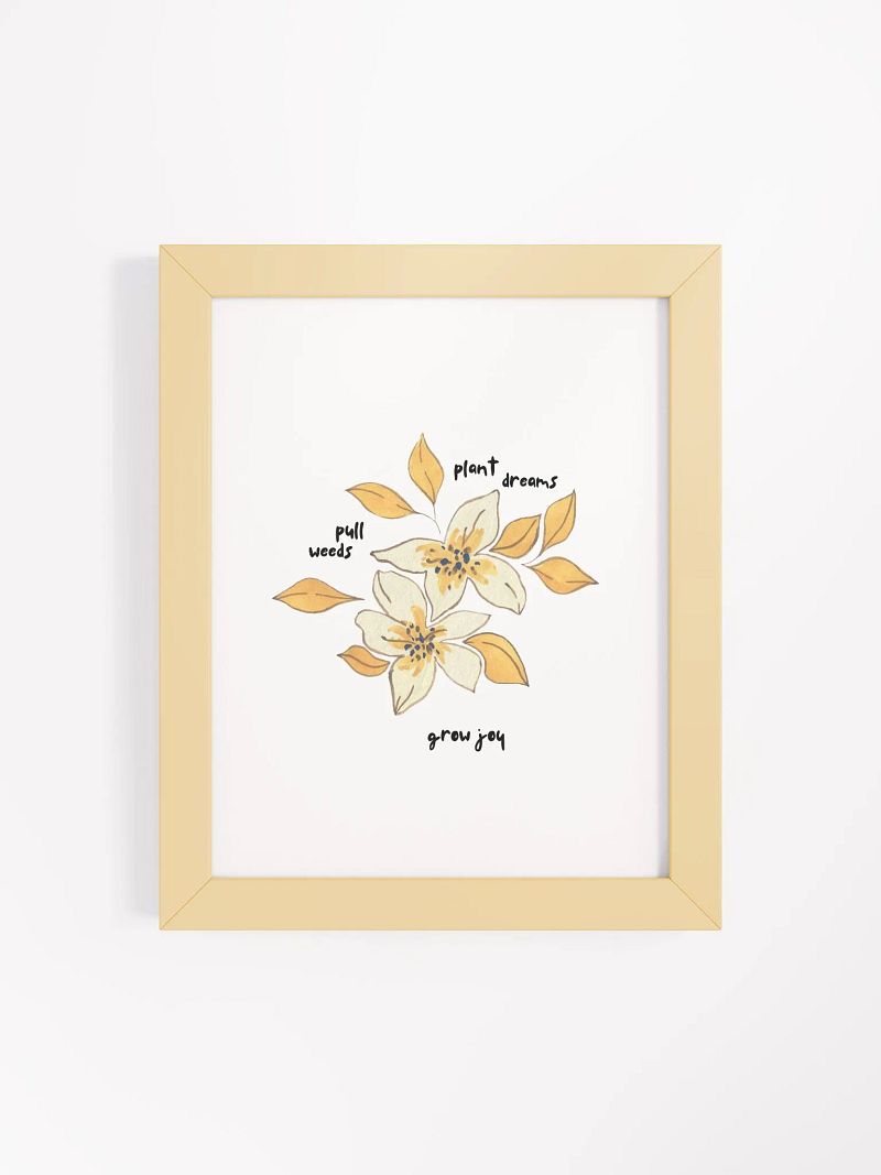 Grow Joy Botanical Wall Art
