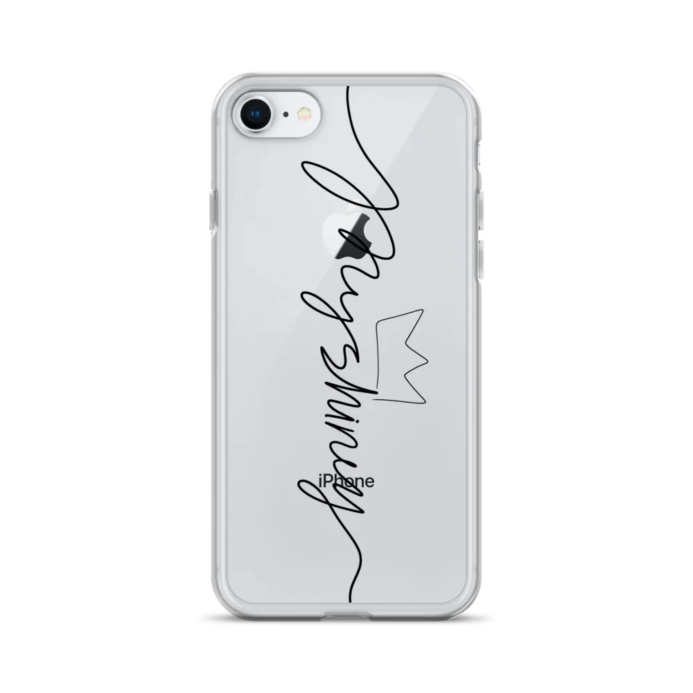 MySHINEy Clear iPhone Case (Black Ver.) product image (1)
