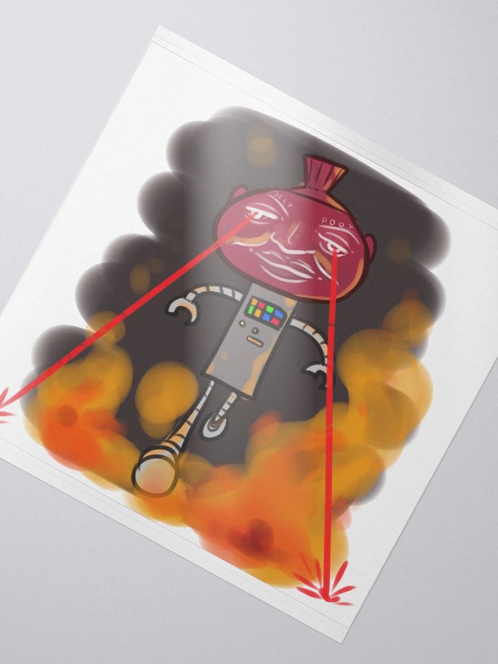 Mechapoot bubble free stickers product image (2)