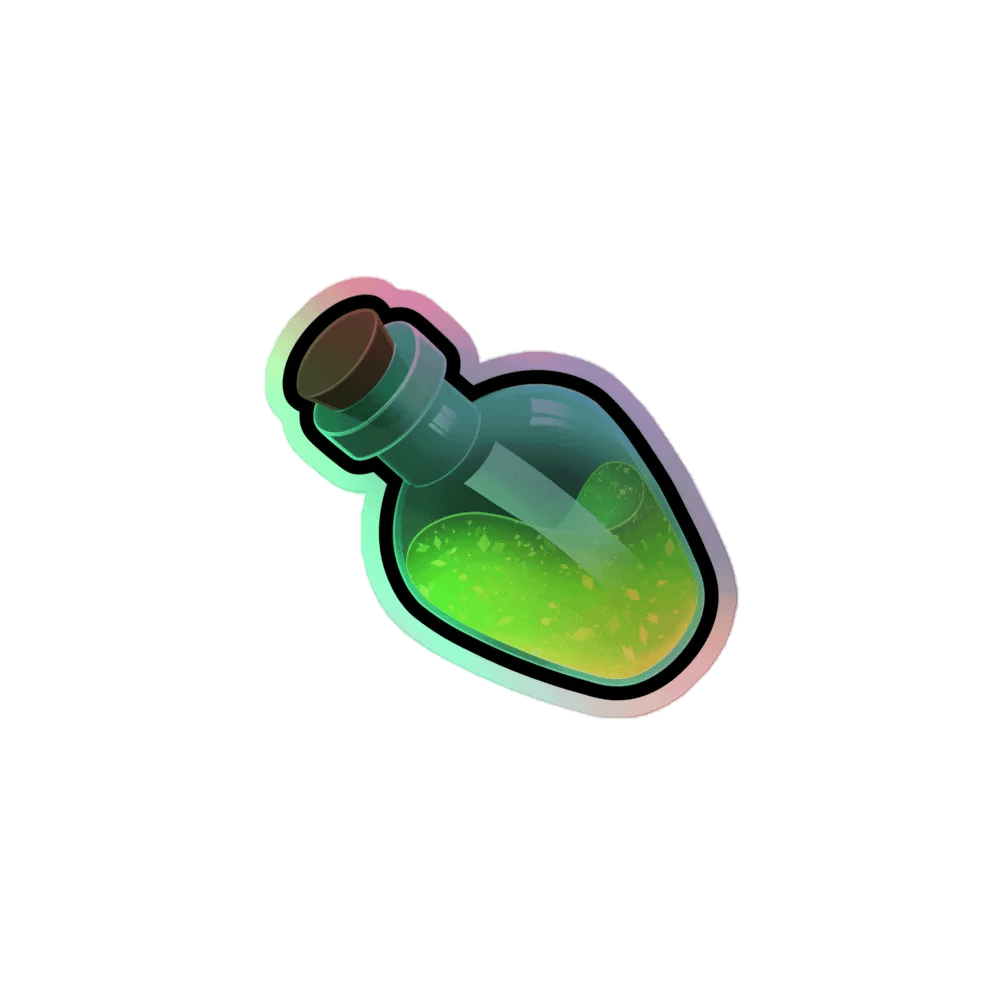 Aria Potion Holographic Sticker product image (1)