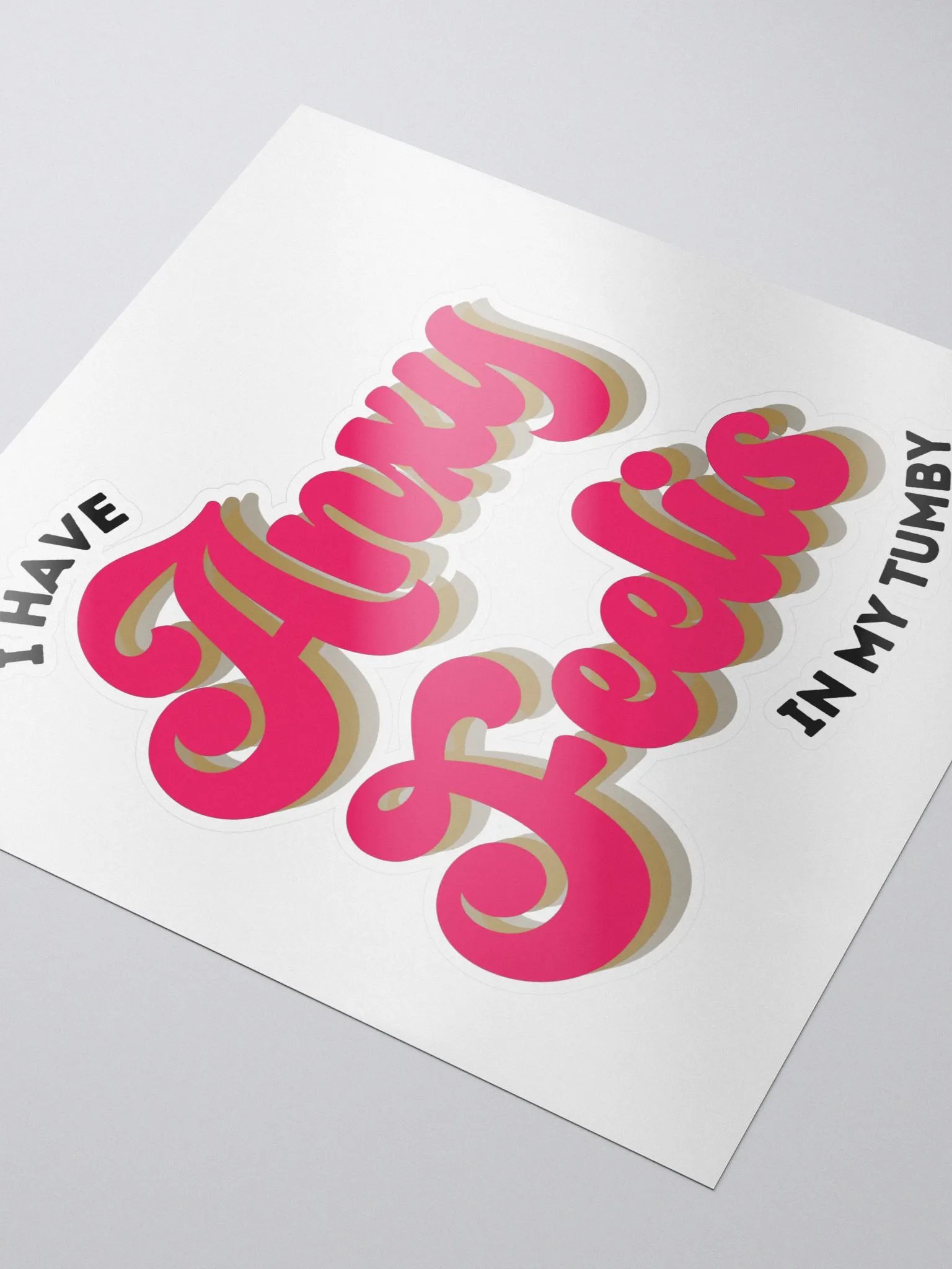 FAF Anxy Feelis Vinyl Sticker product image (3)