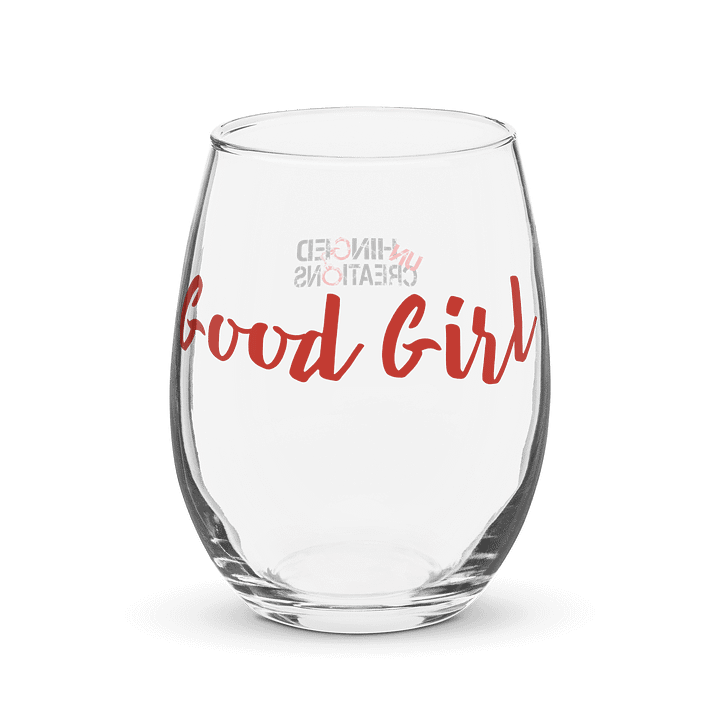 Good Girl Stemless Wine Glass product image (1)