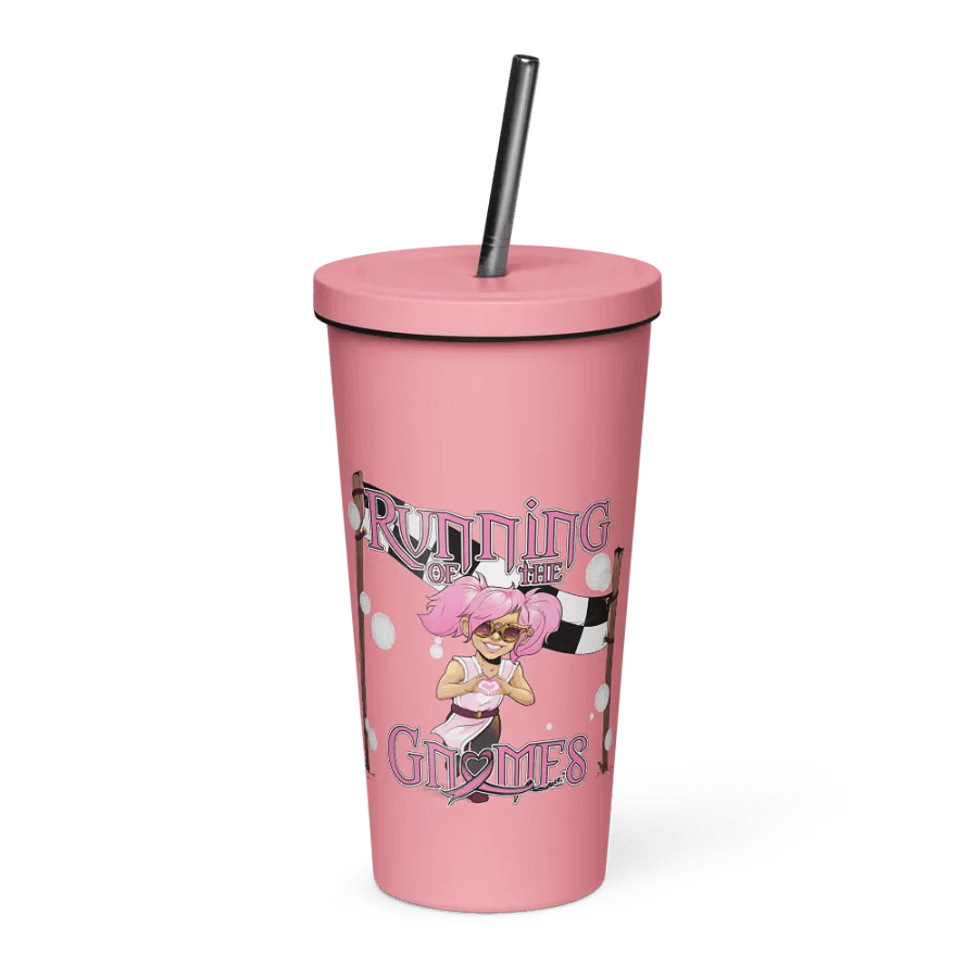 Running of the Gnomes Heart Racer- by Mischi -Drink Cup product image (13)