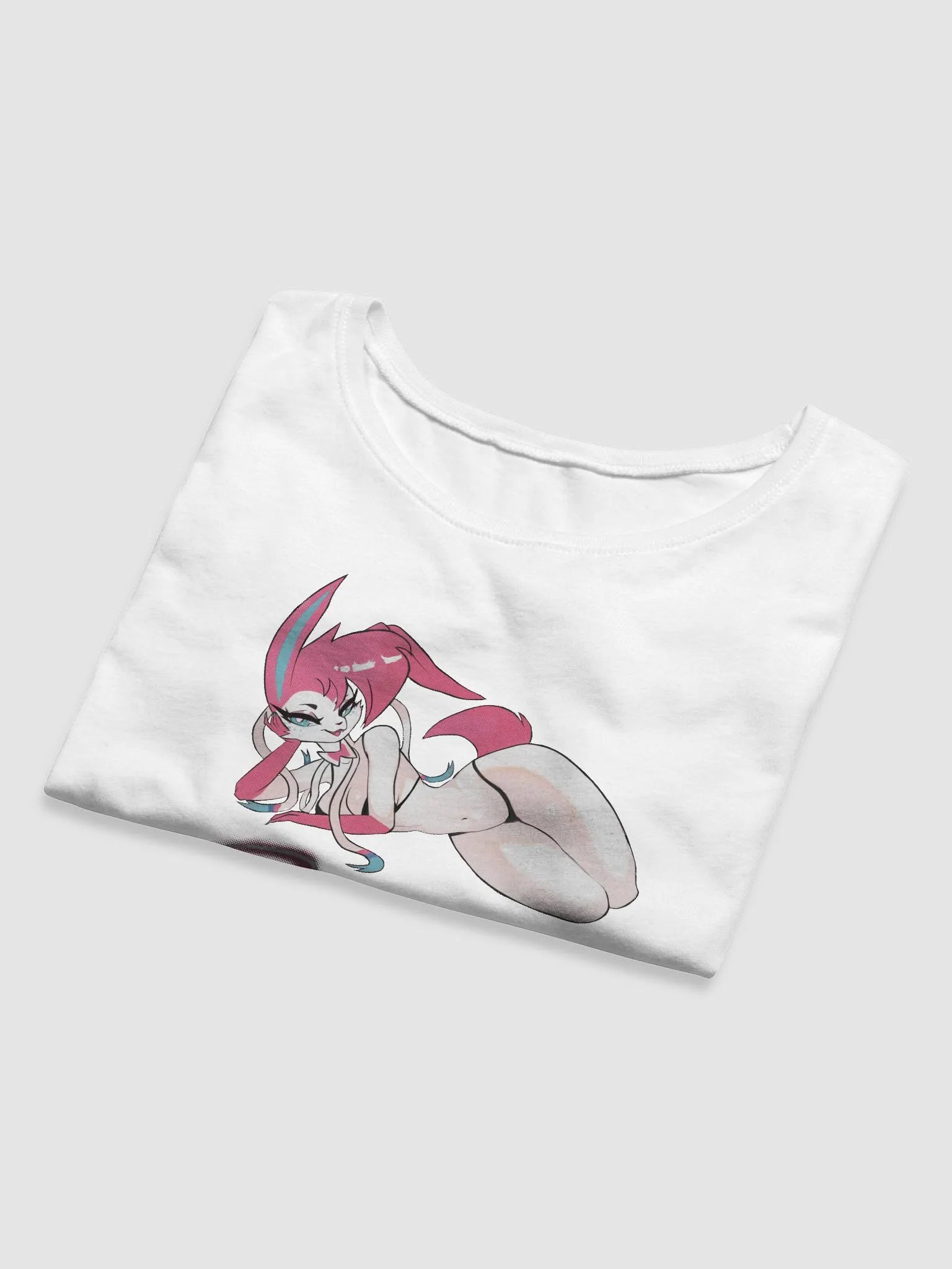 SylvyBoss Crop Tee White product image (8)