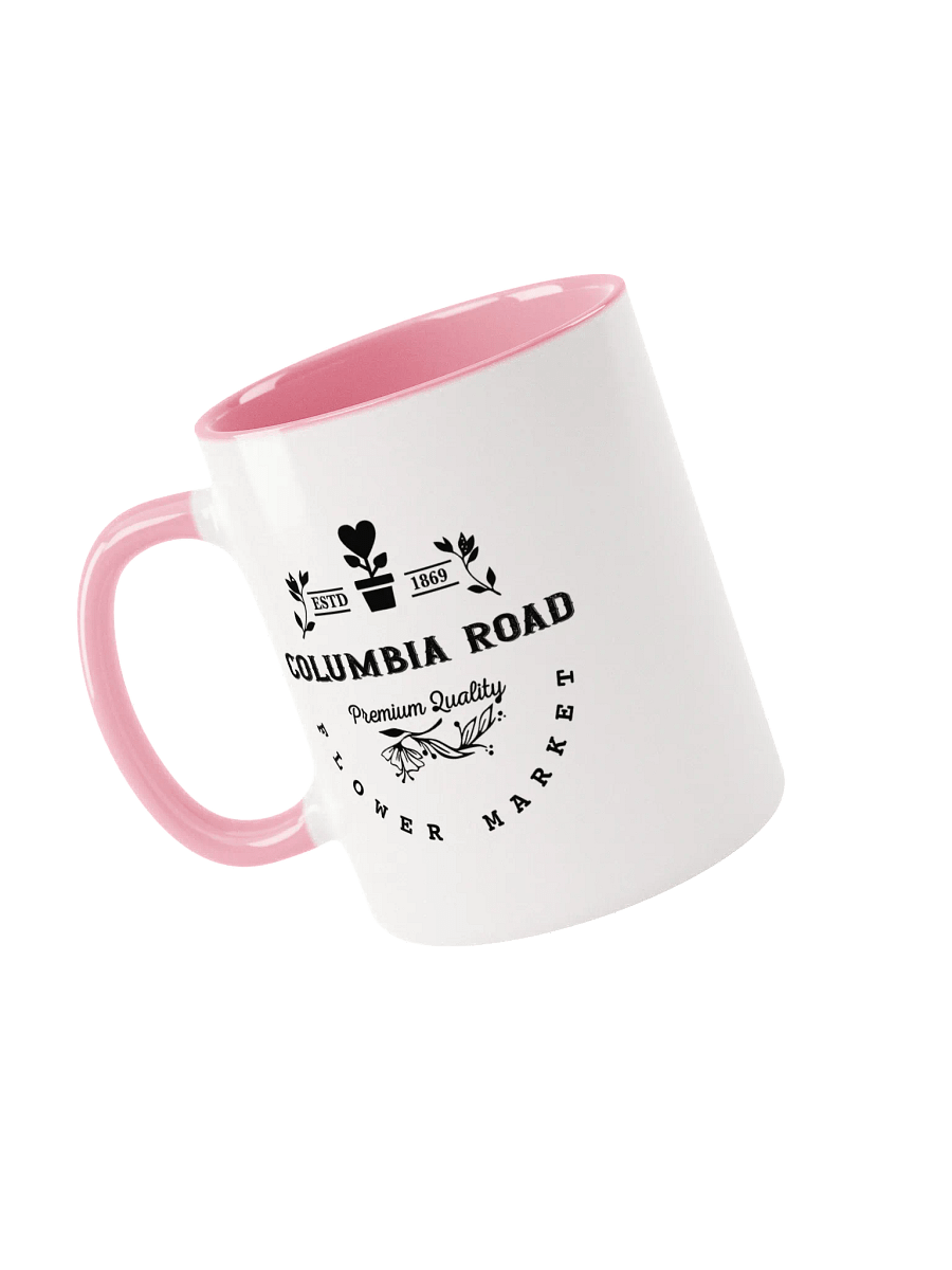 Columbia Road Market Peek-a-Boo Ceramic Mug (Pink Floral) product image (3)