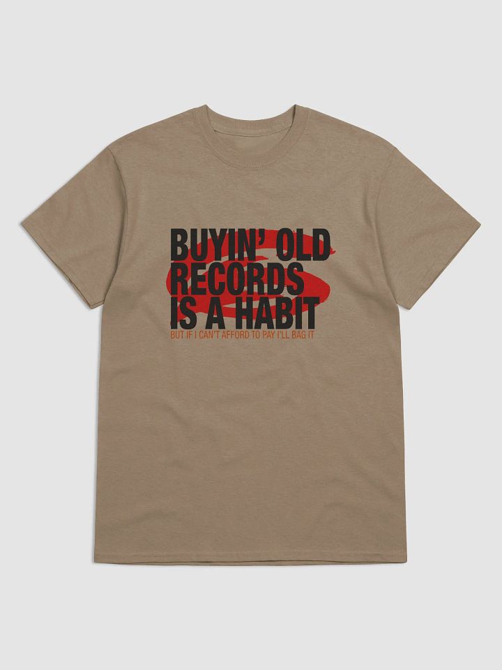 Buyin' Old Records Tee (Black Print) product image (1)