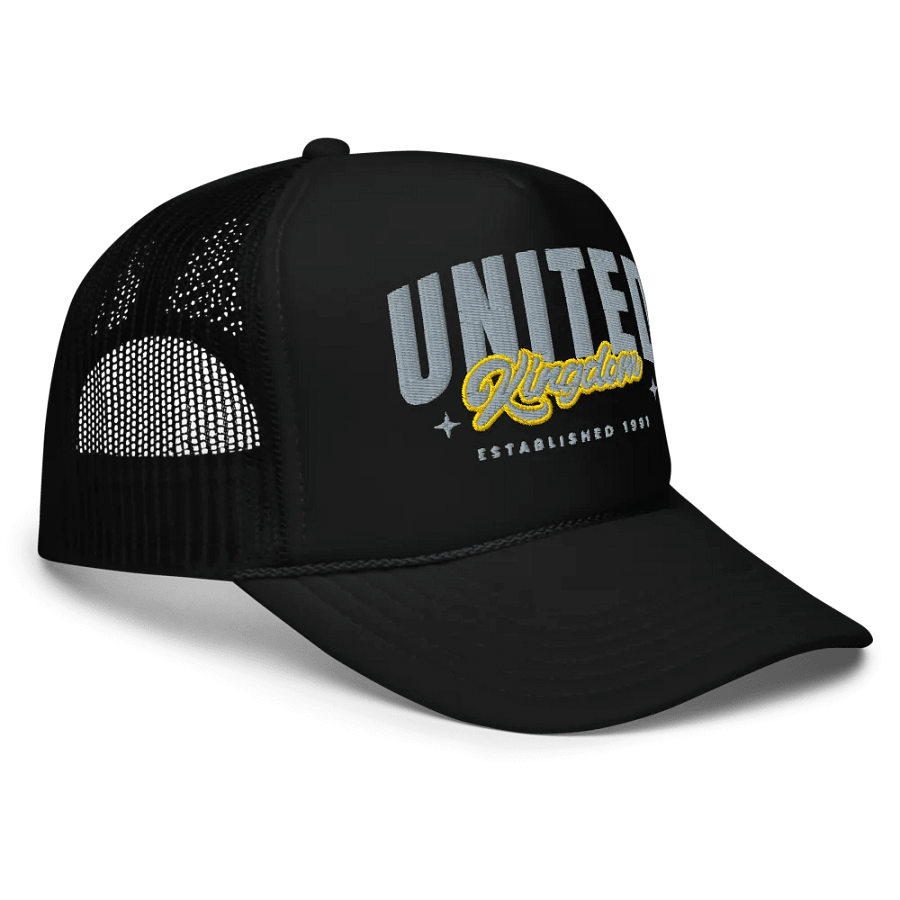 United Kingdom Script Trucker Hat product image (10)