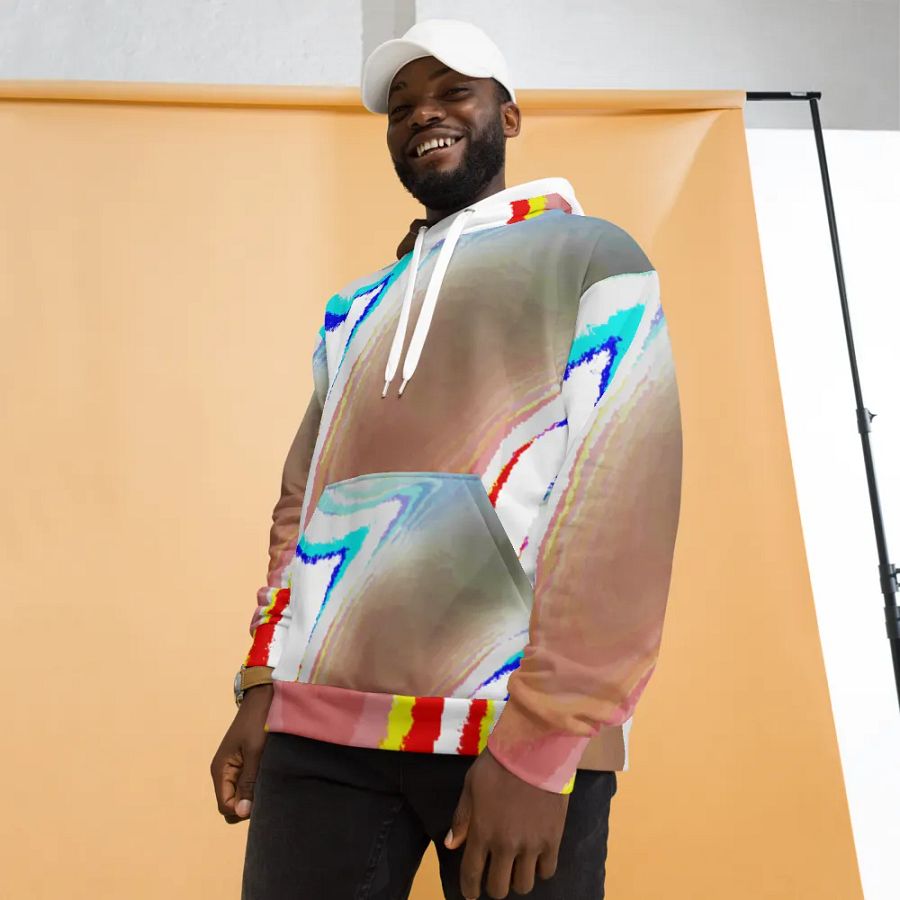 Cool Abstract Swirl Unisex Pull Over Hoodie product image (5)