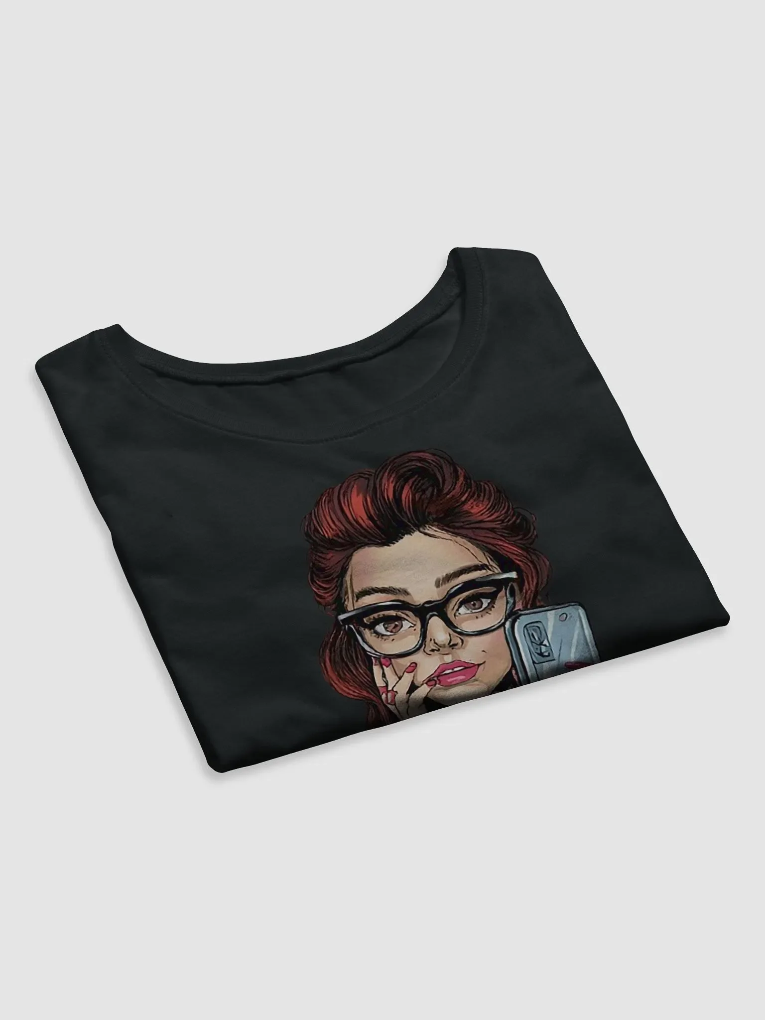 Glam Selfie Queen Crop Tee product image (21)