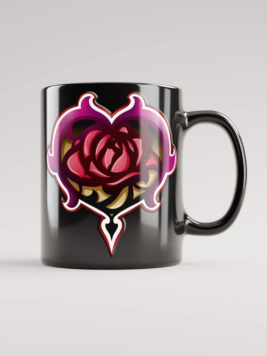 Zagarose 11 oz Black Glossy Mug product image (6)