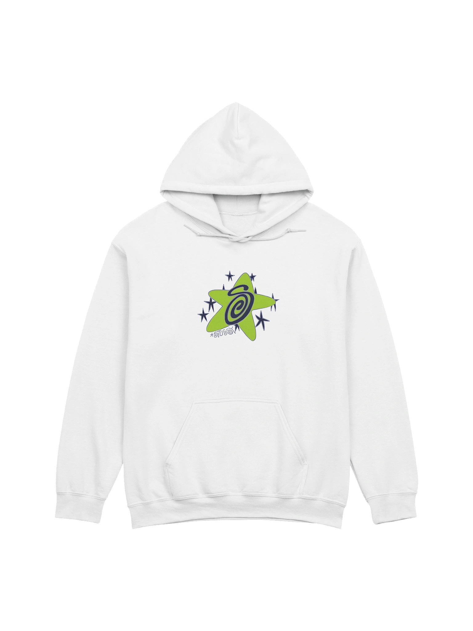 GALAXY HOODIE WHITE product image (1)