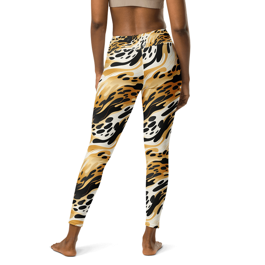 Tiger Stripes Leggings - Wild Orange, Black & White Pattern product image (2)