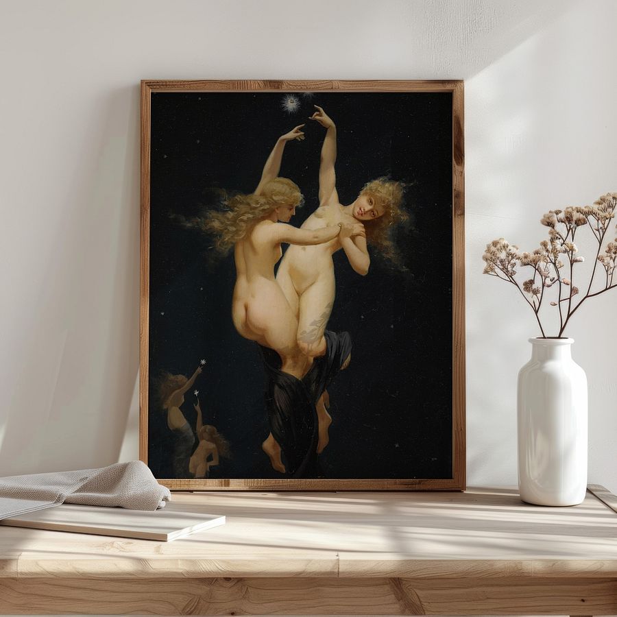 Twin Stars by Luis Ricardo Falero Vintage Art Print product image (28)