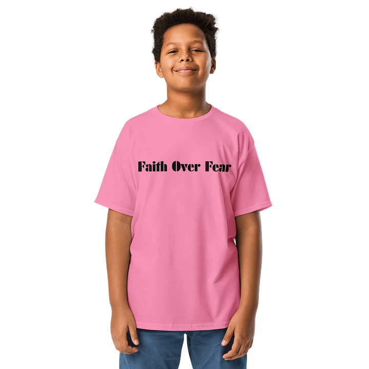 Faith Over Fear Youth Tee product image (3)